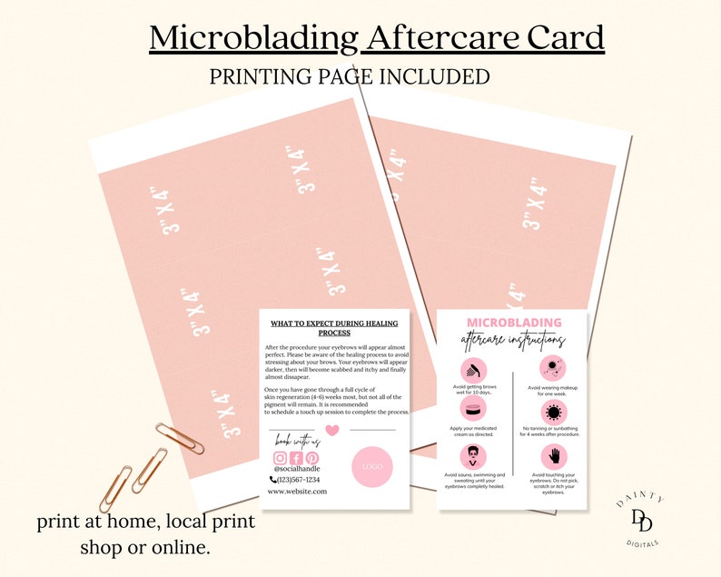 Microblading Forms Microblading Intake Forms Microblading Consent Form