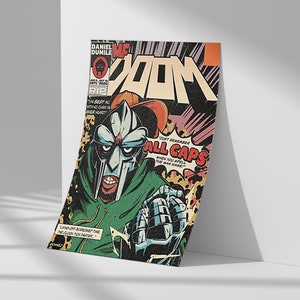 MF Doom Vintage Poster, Home Living Decor, Unique Gifts, Home Decor Poster, halloween gift