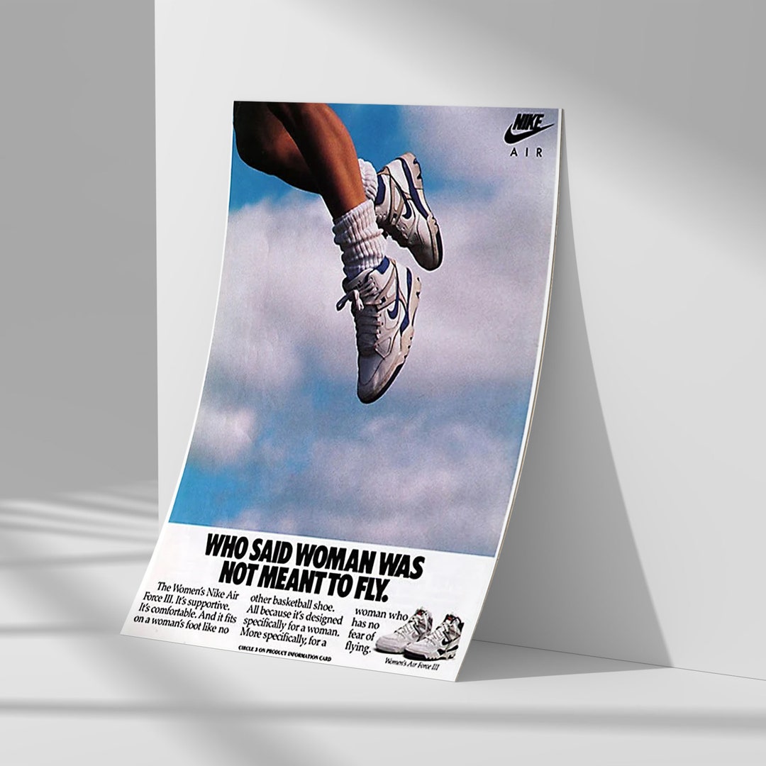 Nike Shoes Flying Poster - Posters Plug