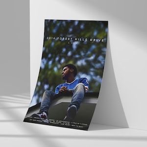 J. Cole - 2014 Forest Hills Drive poster Home Decor Poster