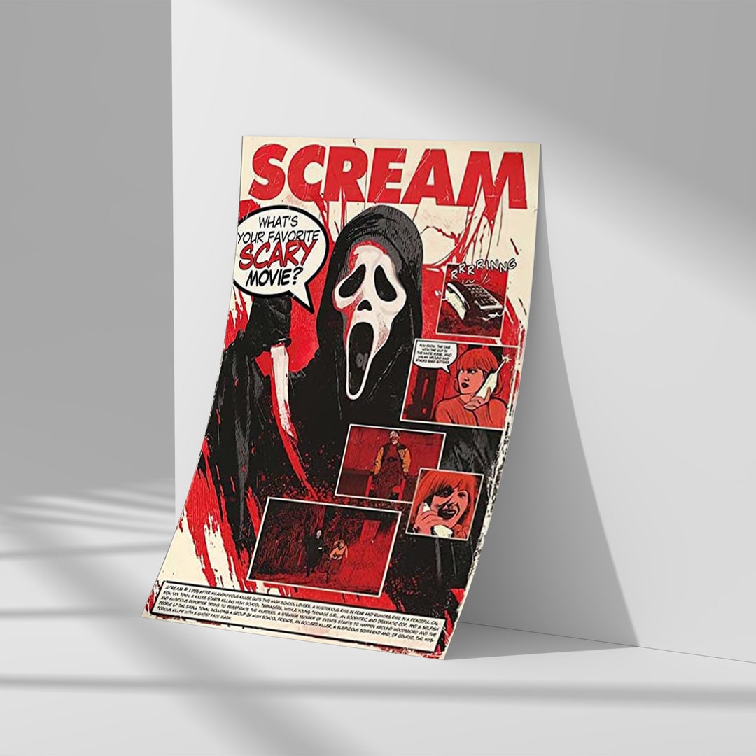  Scream 6, Scream VI 2023 Movie Poster 16x24, Unframed: Posters  & Prints