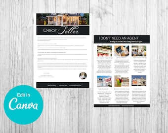FSBO Letter | FSBO Flyers | For Sale by Owner Template| Real Estate prospecting letter|Realtor letter|letter to seller| Realtor Introduction