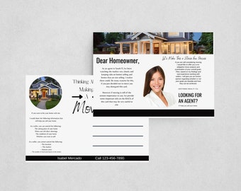 Plantilla de postal de anuncio vencido: Marketing inmobiliario (Canva editable)