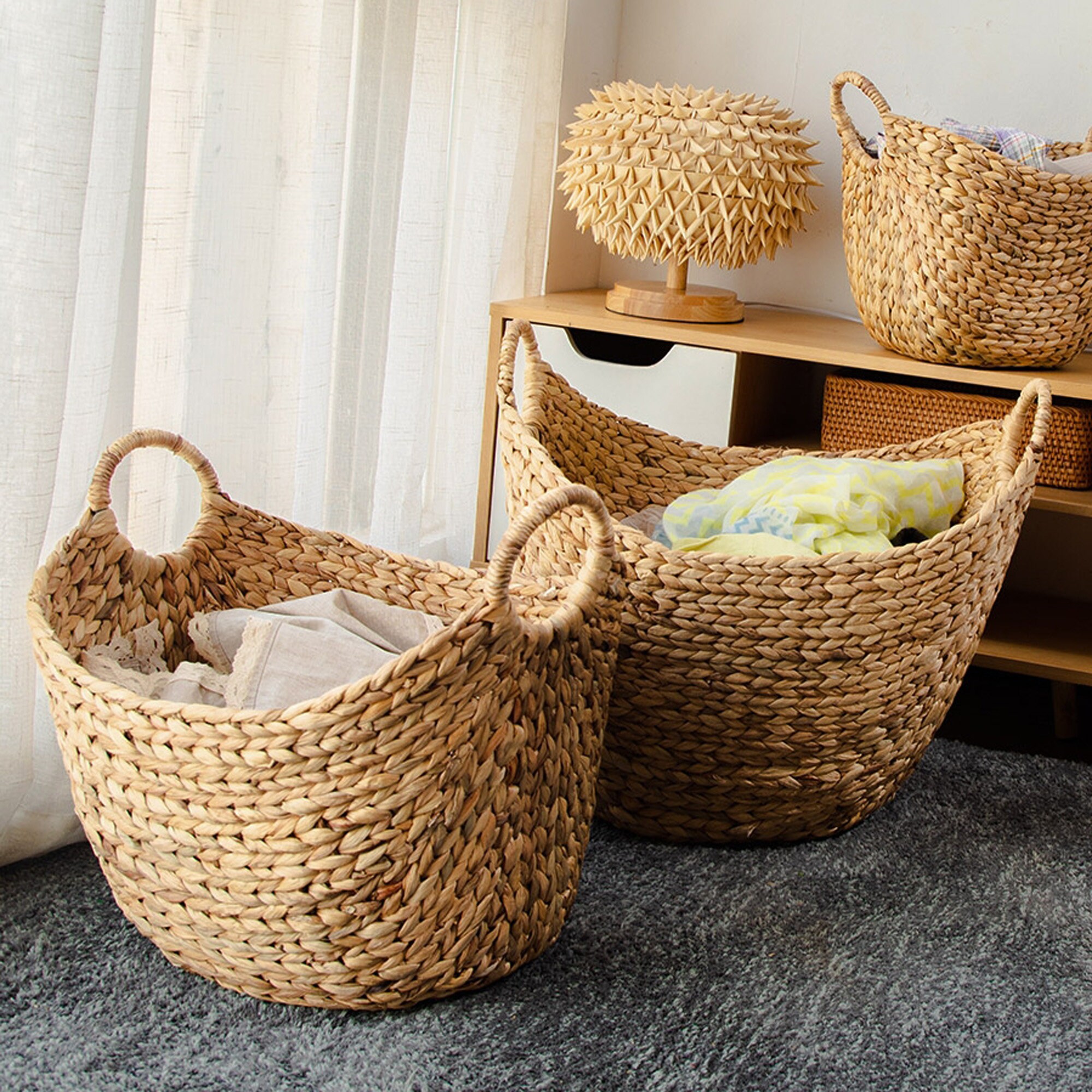 Wicker Storage Baskets Utility Room edu.svet.gob.gt