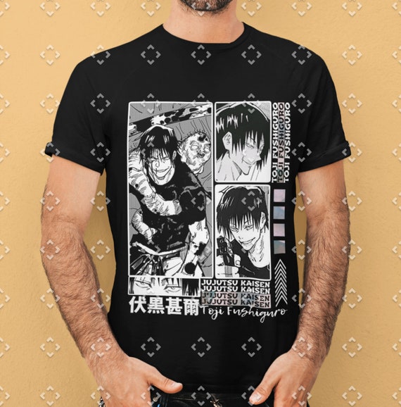 Unisex T-shirt Toji Fushiguro Jujutsu Kaisen Anime Tee | Etsy