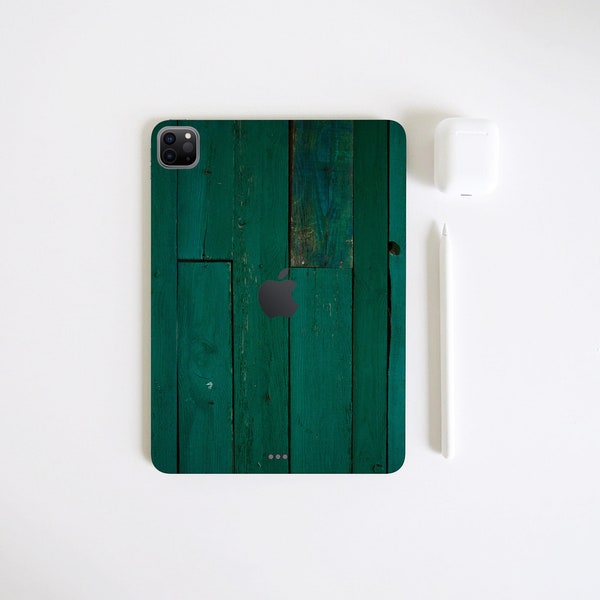 Gree wood ipad 3M Vinyl Skin für alle ipad Modelle