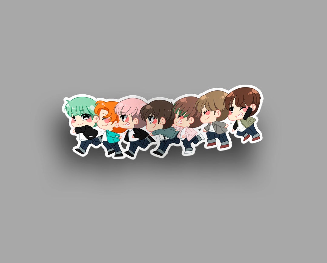 Bts Stickers Bts Sticker Jungkook Bts Sticker Set Bangtan Stickers ...