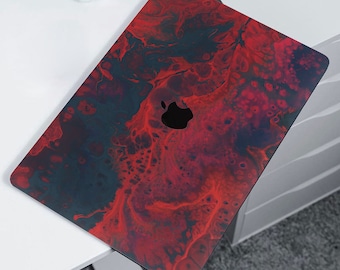 Sticker macbook rouge skin macbook sticker macbook pour ordinateur portable