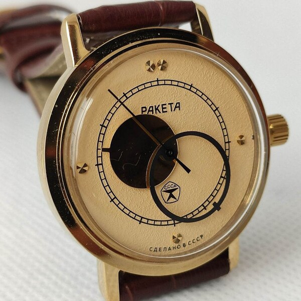 Raketa Copernicus International - Montre exclusive pour hommes de luxe - URSS 1970-1979.