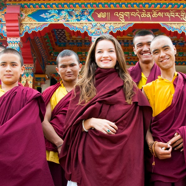 buddhist shawl