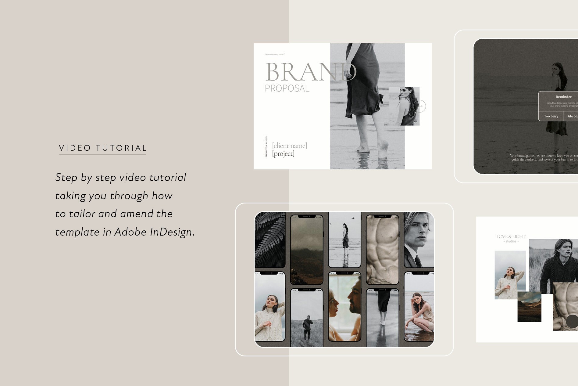 Fully Editable Brand Proposal & Pitch Template - Etsy UK