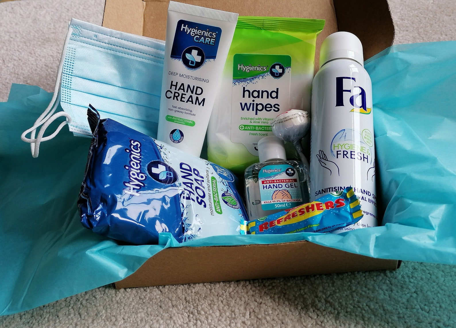 Hygiene Safety Bundle Gift Box Self isolation Lockdown Gift Etsy