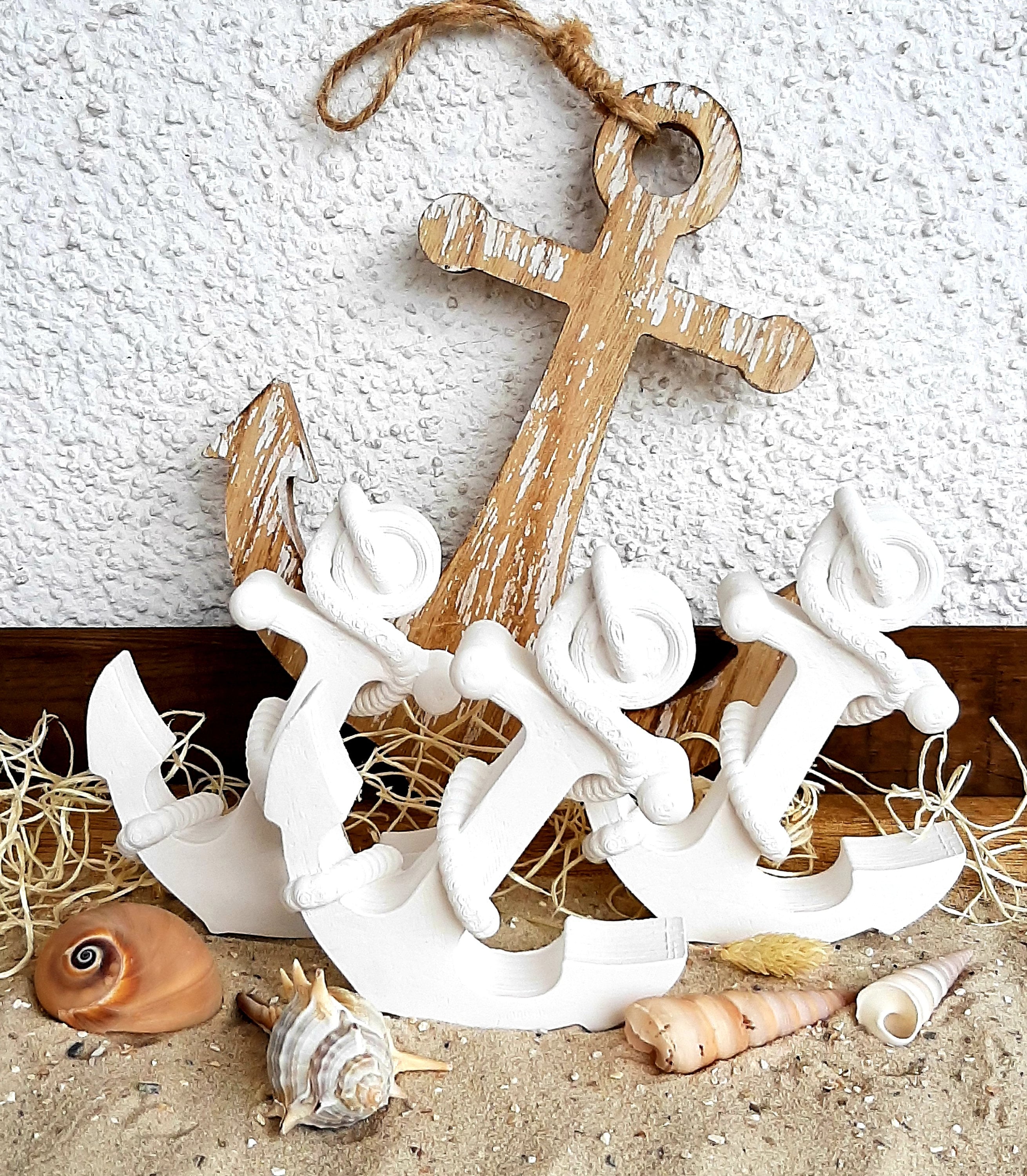 Menovus Rost-Deko Anker – Maritime Gartendeko Mit Bodenstecker | Aus 2,5 Mm Stahlblech