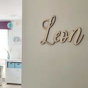 Wood lettering door sign wood name personalized name tag