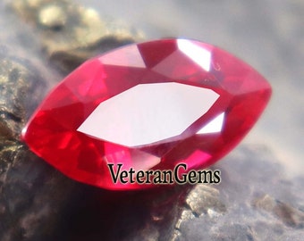 Certified Red Ruby Stone Burmese Ruby Gemstone Rare Marquise Cut Ruby Loose 6.90CT Faceted Ruby Gemstone Natural Ruby Ring Size Ruby Pendant