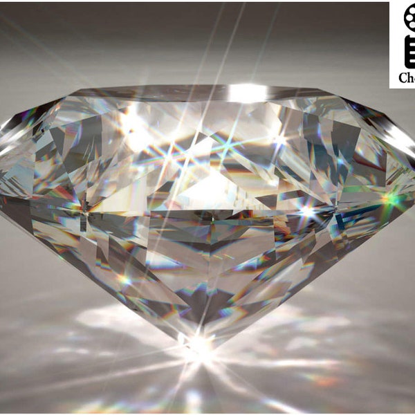 Diamante bianco autentico di purezza VVS da 0,4 a 3,5 CT Diamante naturale certificato Eccellente diamante sciolto taglio rotondo Diamante solitario OFFERTA
