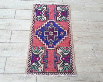 colorful turkish rug door mat vintage rug handmade rug anatolian rug oushak rug boho rug carpet rugs home decor wool rug 1.6 x 2.8 ft