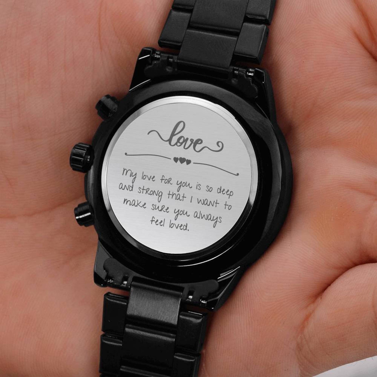 Customized Engraved Message Watch for Husband on Father's Etsy