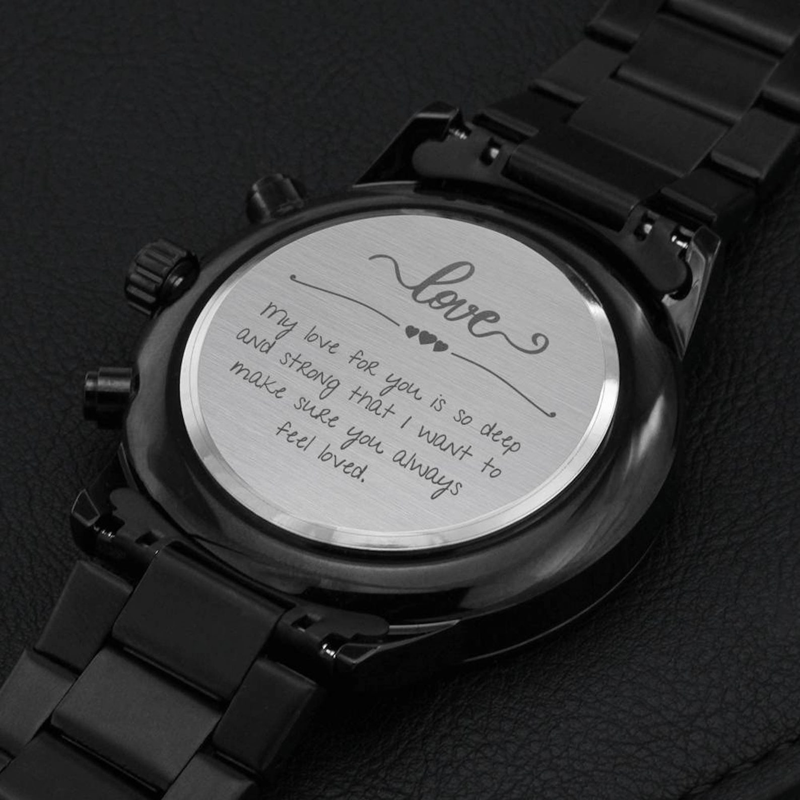 Customized Engraved Message Watch for Husband on Father's Etsy