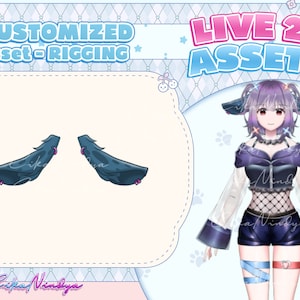Dynamic Assets Live2D Ears Collection for Immersive Vtuber Model - Vtuber Assets, Live2d Asset, Design Asset, Twitch Assets, Vtuber