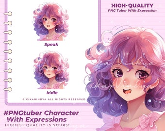 Pngtuber, Png Tuber Premade, Pngtuber Girl, Pngtuber Twitch, Gif Pngtuber, Pngtuber Avatar - Stream with Confidence Using PNG Tuber