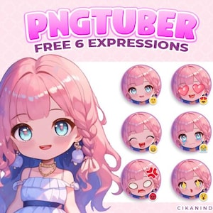 Modèle Tuber PNG de qualité personnalisée - Personnage mignon prêt à l'emploi