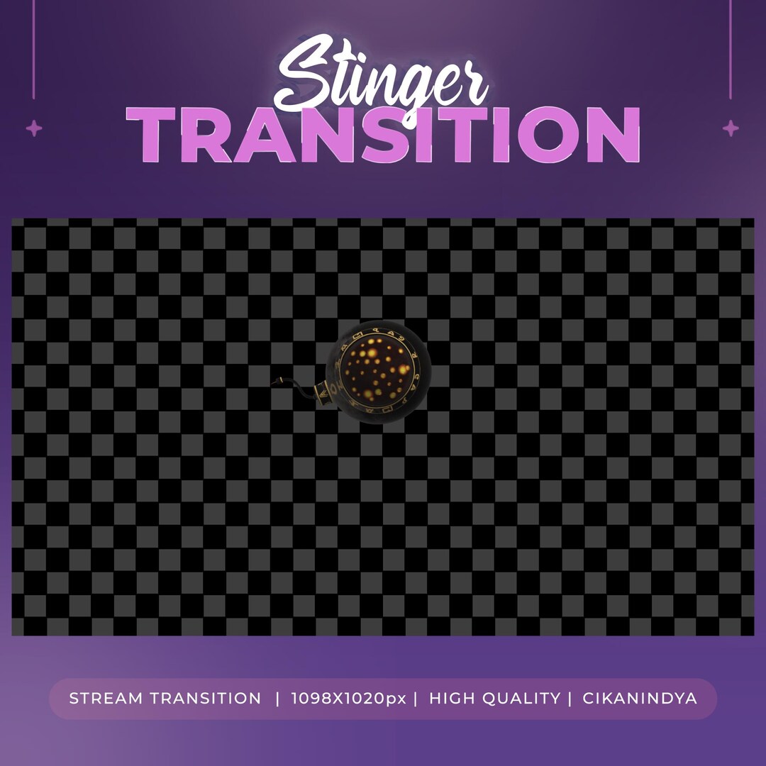 Stinger Transition Animated Bomb Fragmentation for Streamers | Twitch ...