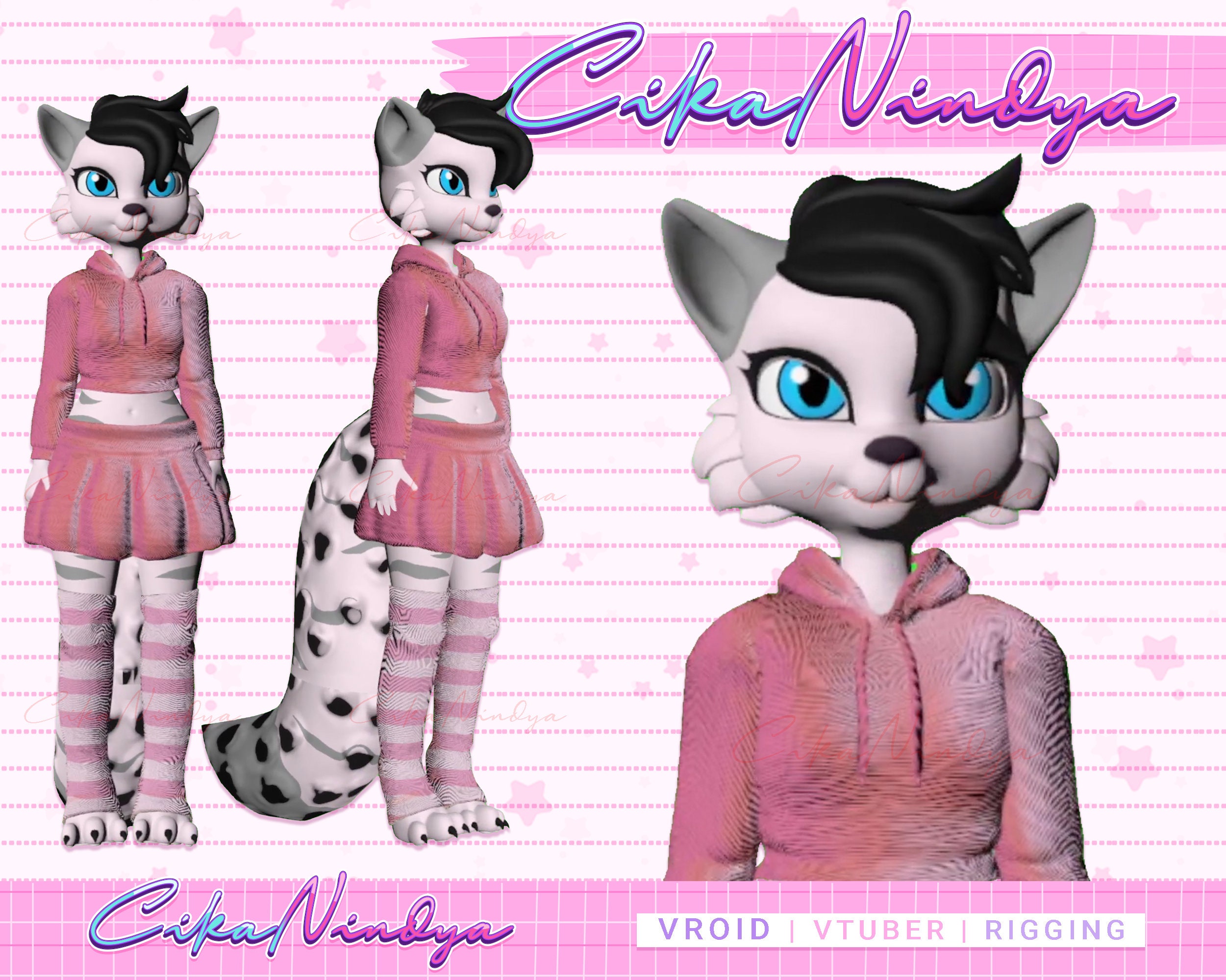 create 3d nfsw furry vrchat avatar, furry avatar, fursona character, nsfw