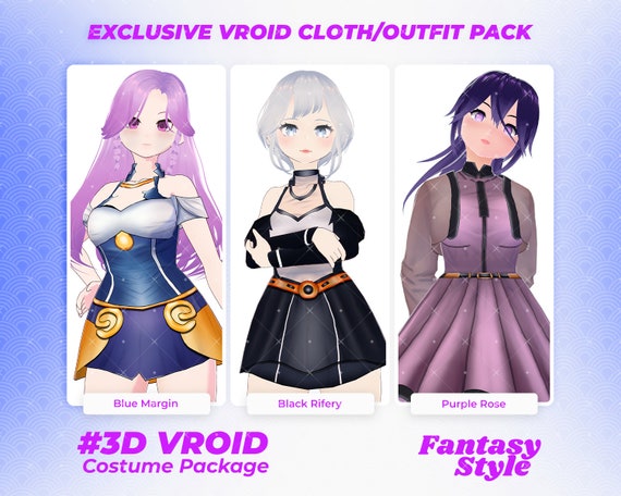 VRoid Princess Gear per sovrani virtuali Pacchetto abbigliamento