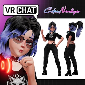 VRChat Avatar | Fully Personalized 3D Model for VRChat and Streaming | Clara VRChat Avatar | 3D VR Model | VRChat Character | VRChat Model