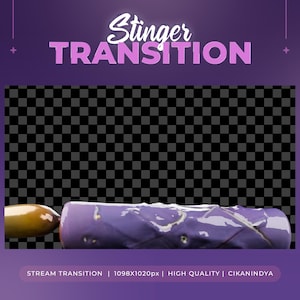 Stinger Transition Candle Flame | Animated Stream Transition for Twitch & YouTube | Animated Overlay | OBS Transition