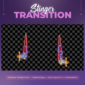 Animated Stinger Transition Epic Steel Sword 17 V2 Battle Cut | Twitch Transition | YouTube Transition | Stream Tools