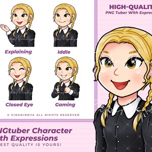 Pngtuber, Pngtuber Girl, Pngtuber Twitch, Pngtuber Model, Gif Pngtuber, Pngtuber Premade - Faites-vous remarquer avec un tubercule PNG unique pour votre stream