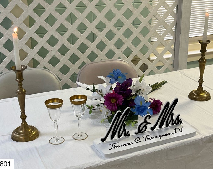 Acrylic Collections - Medium | Custom Wedding Signs | Multiple Sizes | Multiple Styles and Colors |  Custom text | Small and Large available