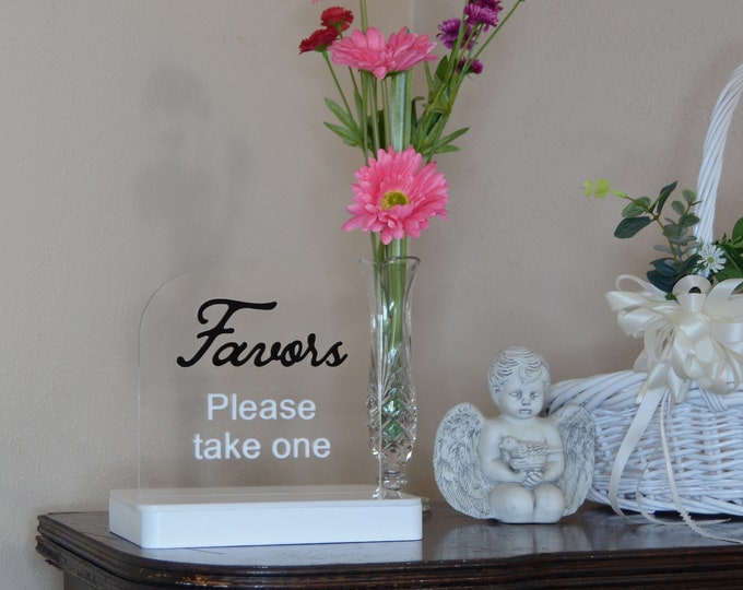 Acrylic Collections - Small | Custom Wedding Signs | Multiple Sizes | Multiple Styles and Colors |  Custom text | Medium and Large available
