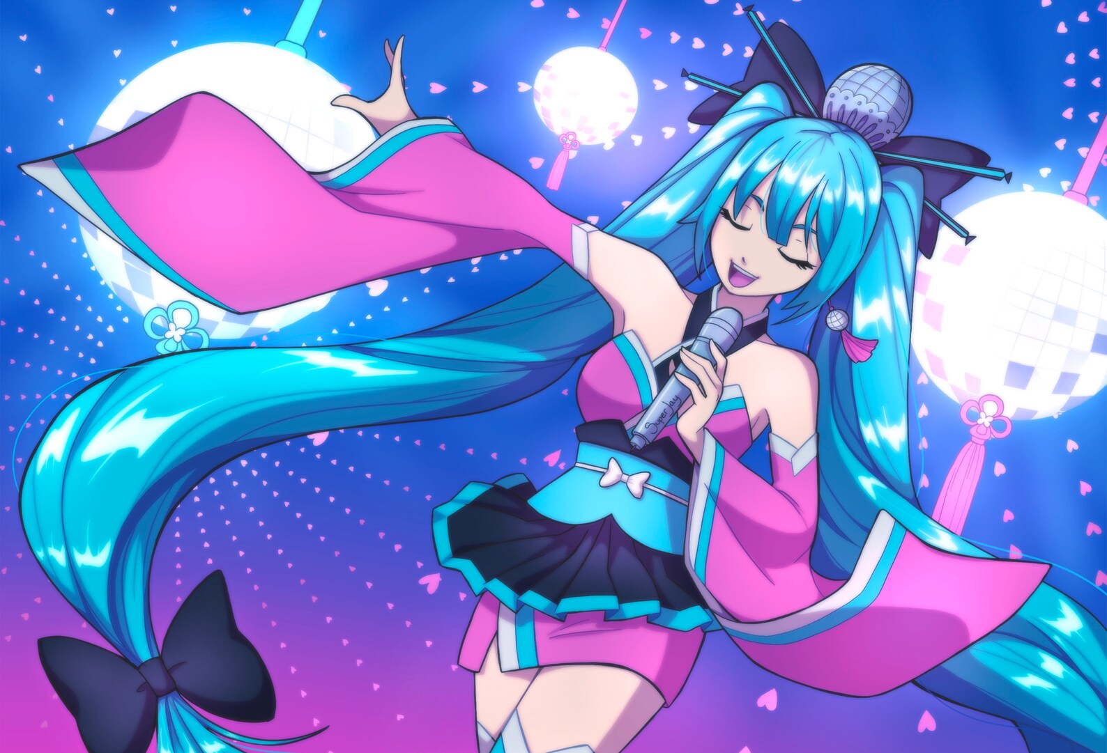 Hatsune Miku Printable Coloring Page for Adults *instant Digital ...