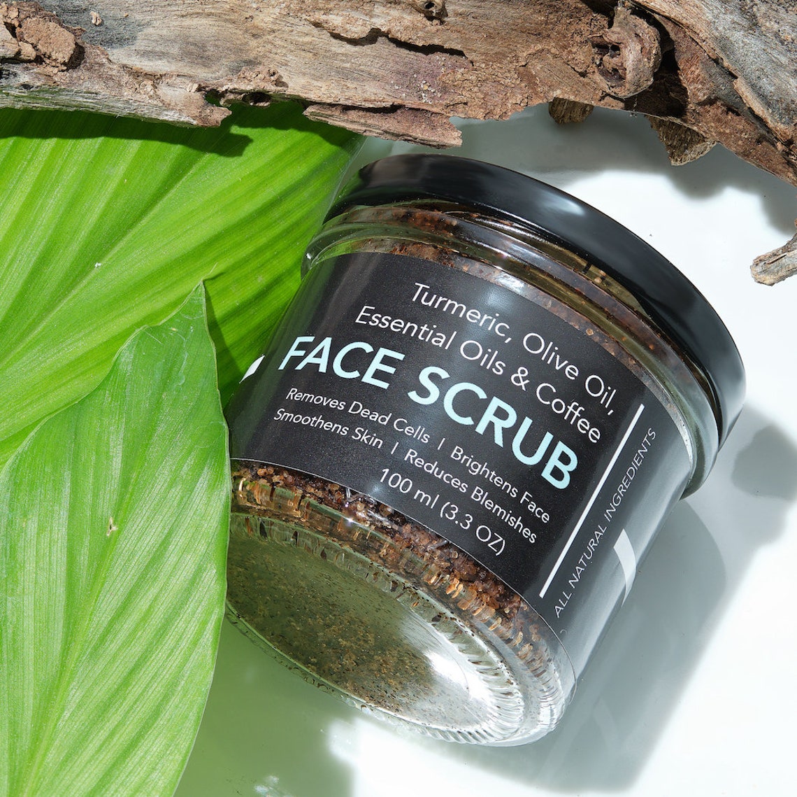 Face Scrub Turmeric & Coffee Face scrubs Etsy