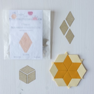 1"-Diamant-Papierschablonen (125 Stück) für English Paper Piecing (EPP / lieseln)