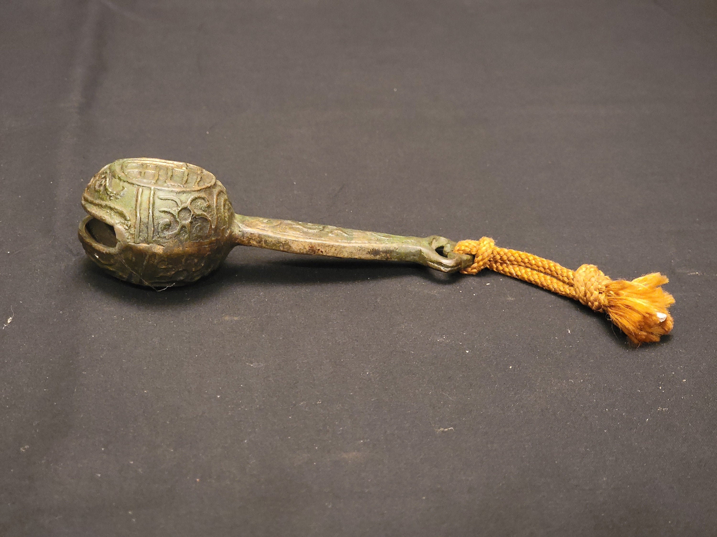 Rare Vintage Brass Rattle/Bell Unknown Origin. Etsy
