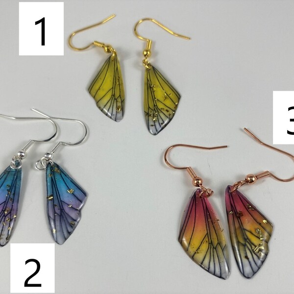 Fairy Wing Earrings - Butterfly Wing Earrings