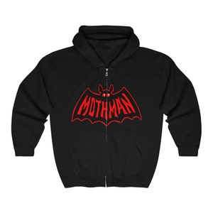 Mothman Full Zip Hooded Sweatshirt