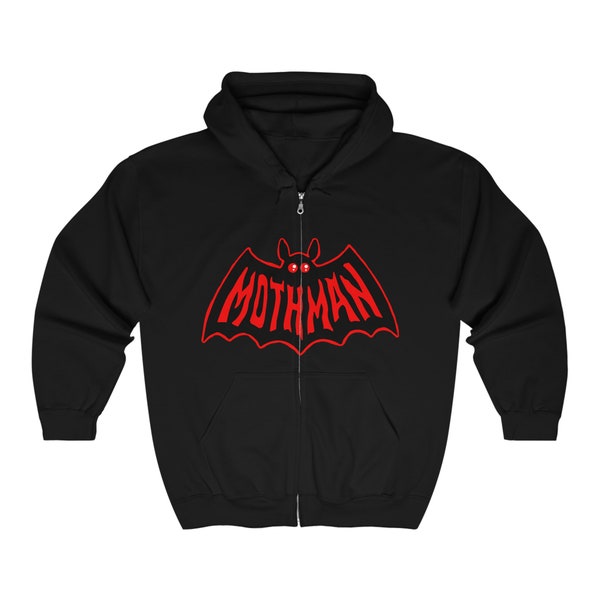 Mothman Full Zip Hooded Sweatshirt