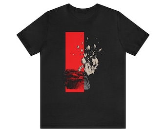 Exploding Skull Graphic Tee - Unisex Cotton Shirt