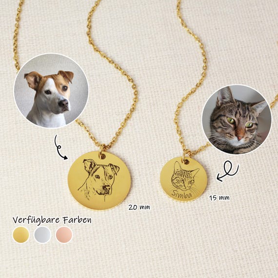 Collana personalizzata per animali domestici collana in acciaio inossidabile col