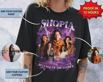 Chemise bootleg personnalisée des années 90 : t-shirt photo personnalisé, couleurs confortables
