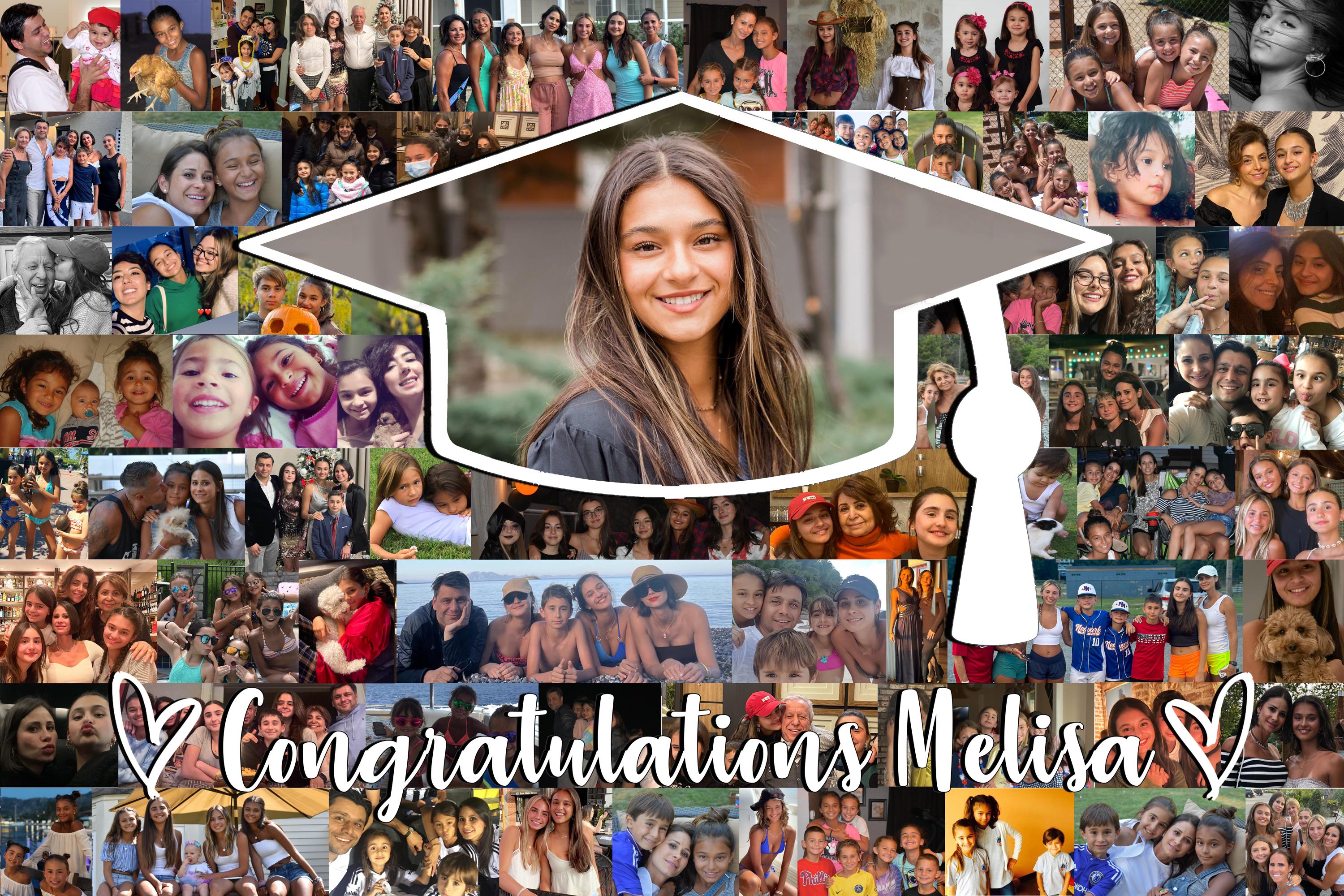 Graduation Photo Collage Examples Customized Graduation Photo Collage - Etsy