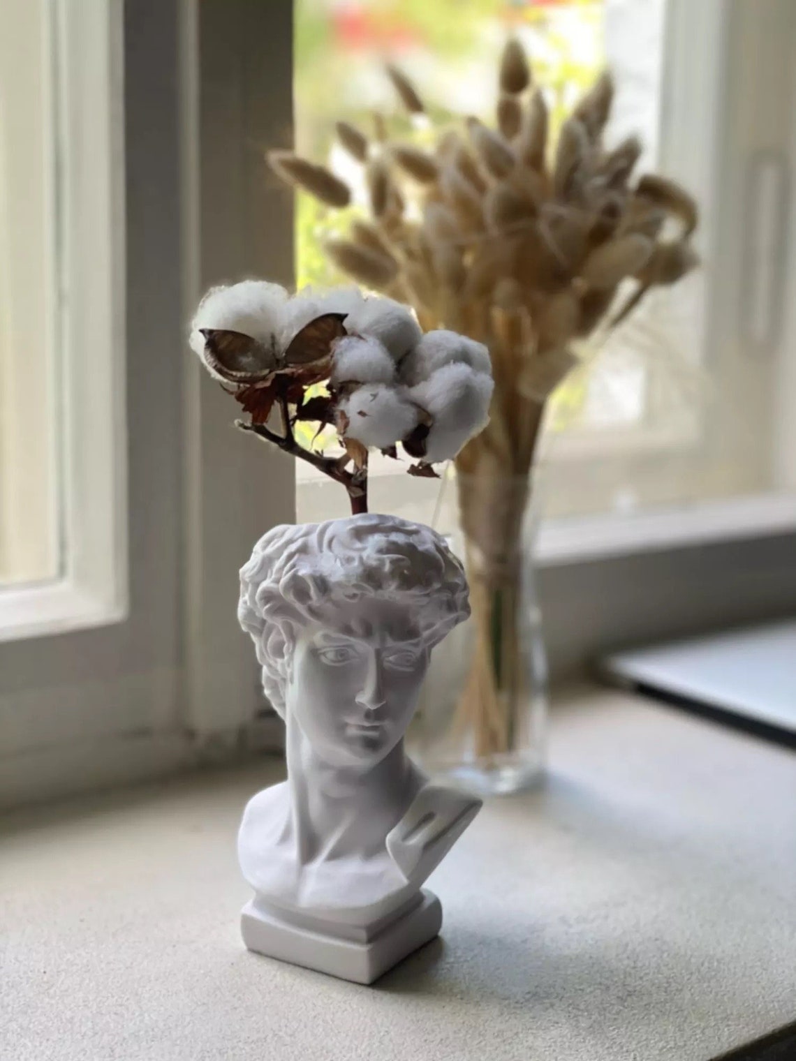 David statue vase Etsy