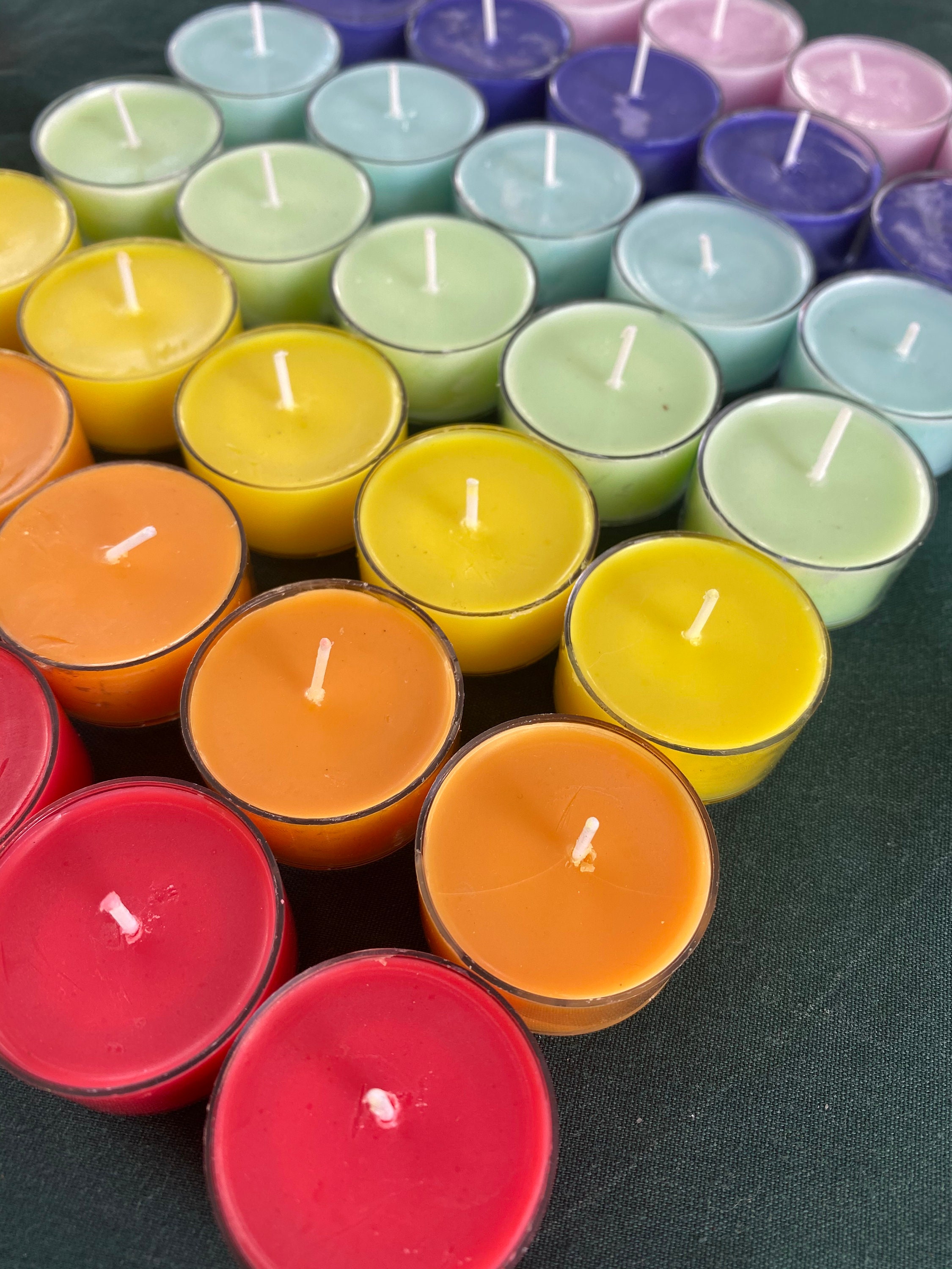 Chakra Candle Set Etsy