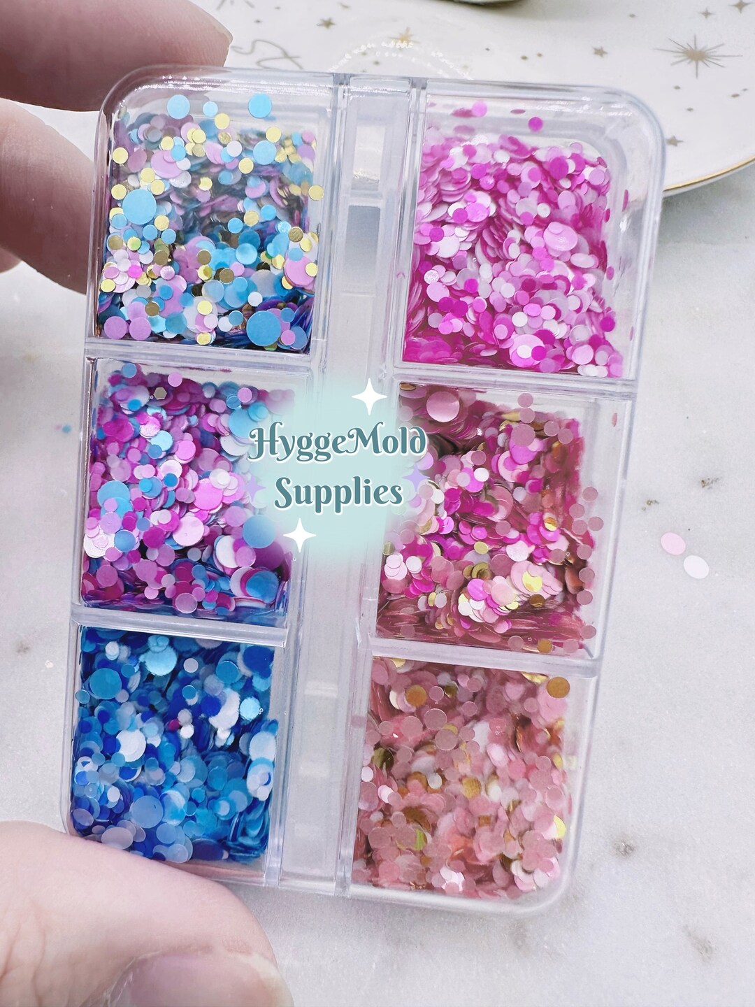 Confetti Dot Sequin Box Set Etsy