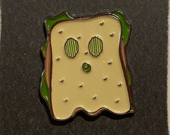 Sandwich Ghost Soft Enamel Pin